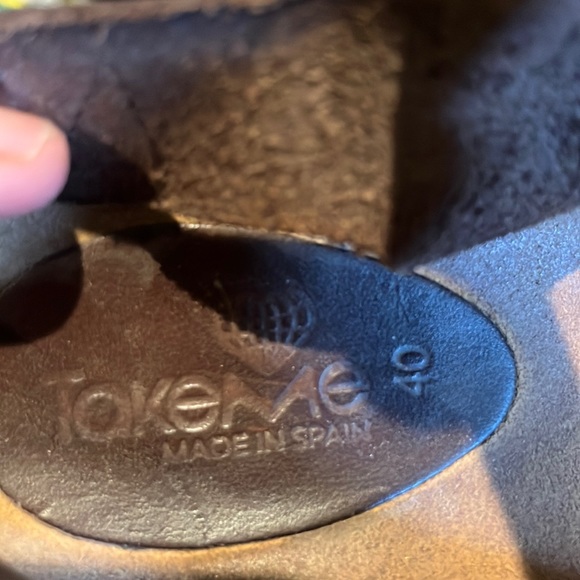 Women’s Takeme size 40 Leather Wedge - Picture 2 of 3